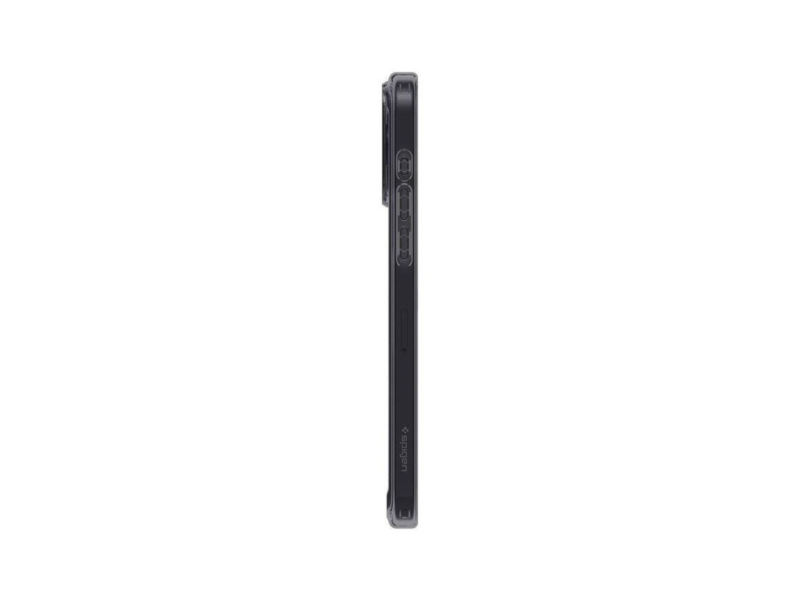 Capa Spigen Ultra Hybrid Mag com MagSafe para iPhone 15 Pro - Cinza Escuro (Padrão Zero One)