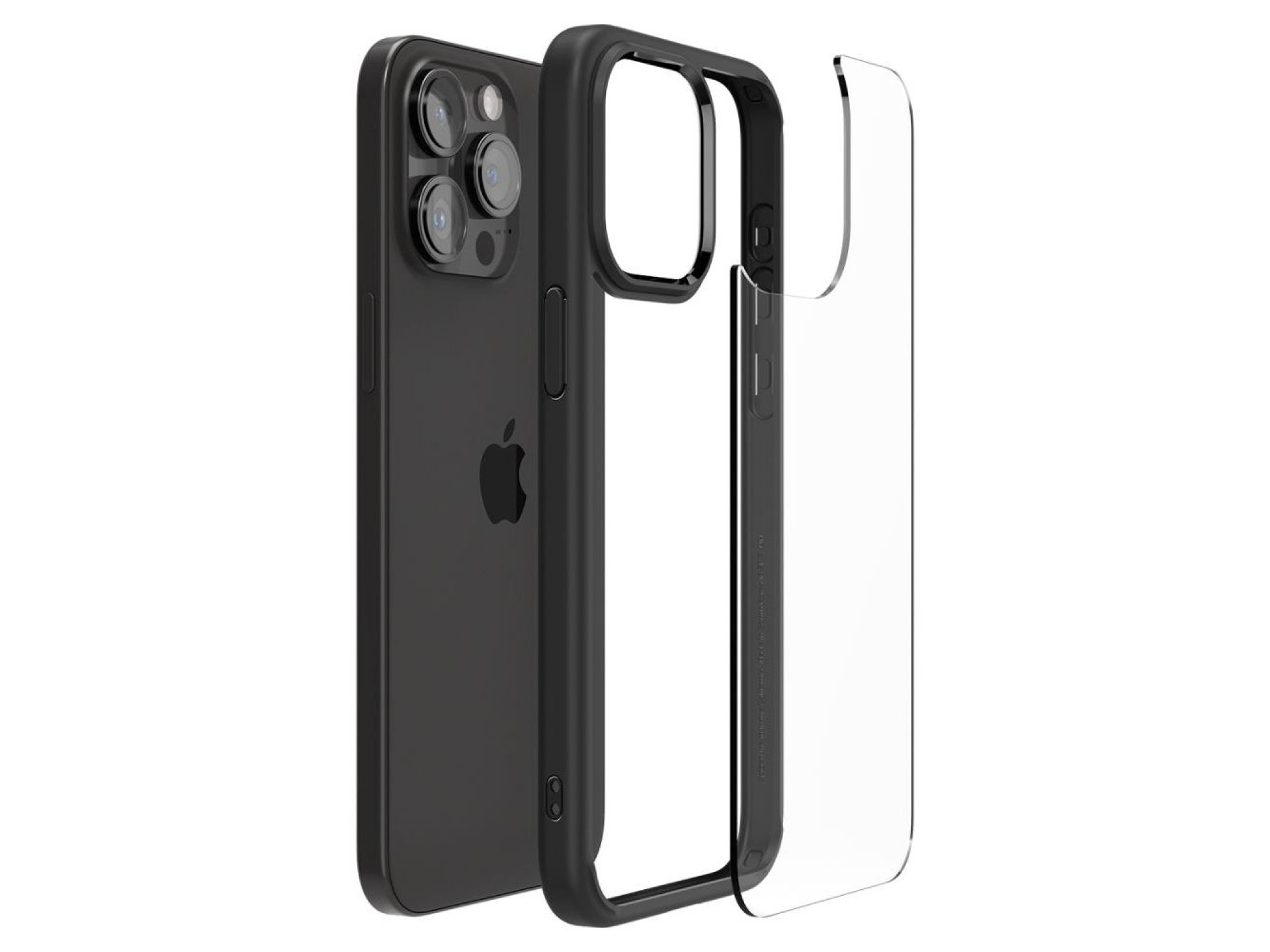 Spigen Ultra Hybrid iPhone 15 Pro Case - Matte Black