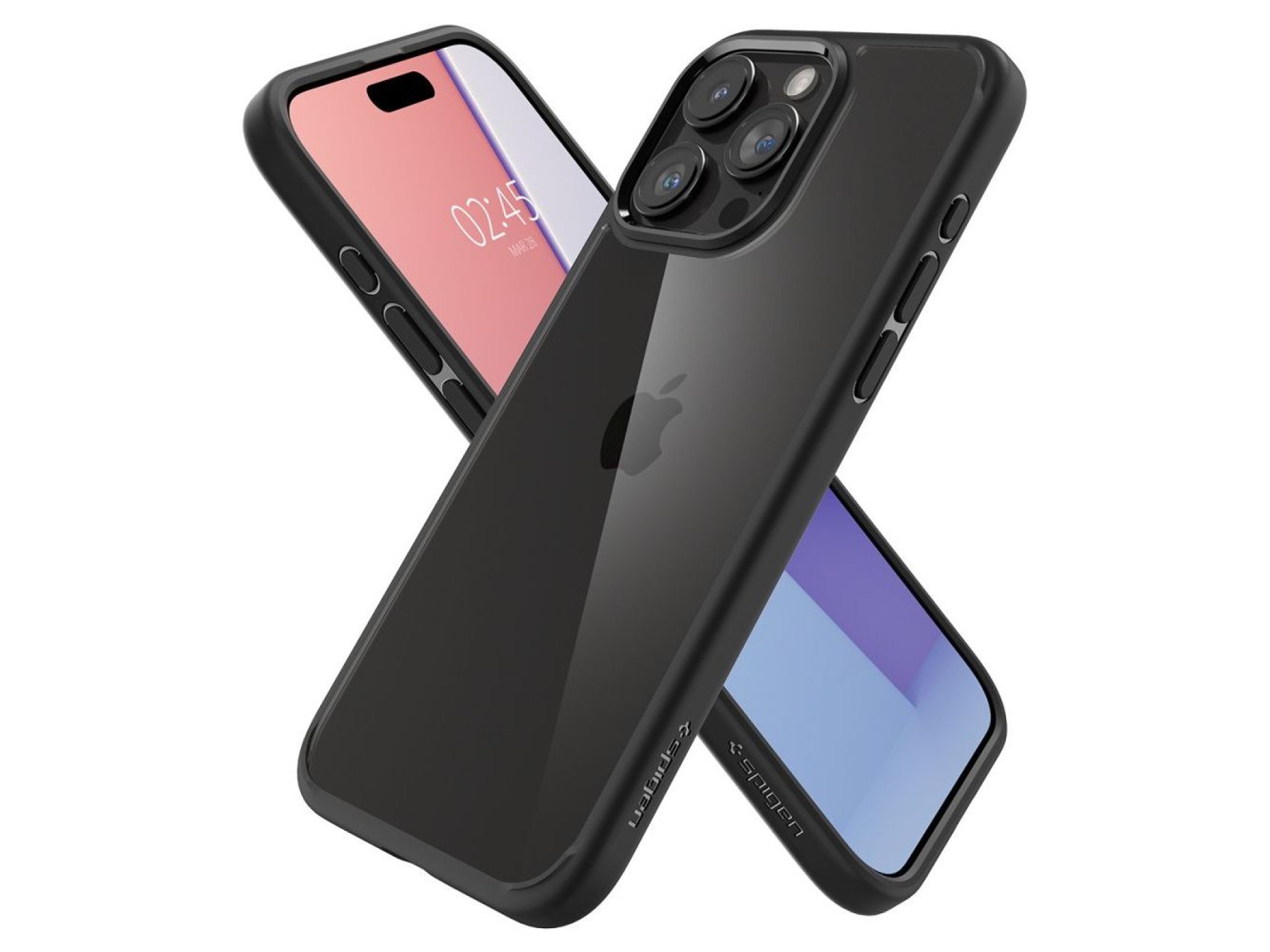 Spigen Ultra Hybrid iPhone 15 Pro Case - Matte Black