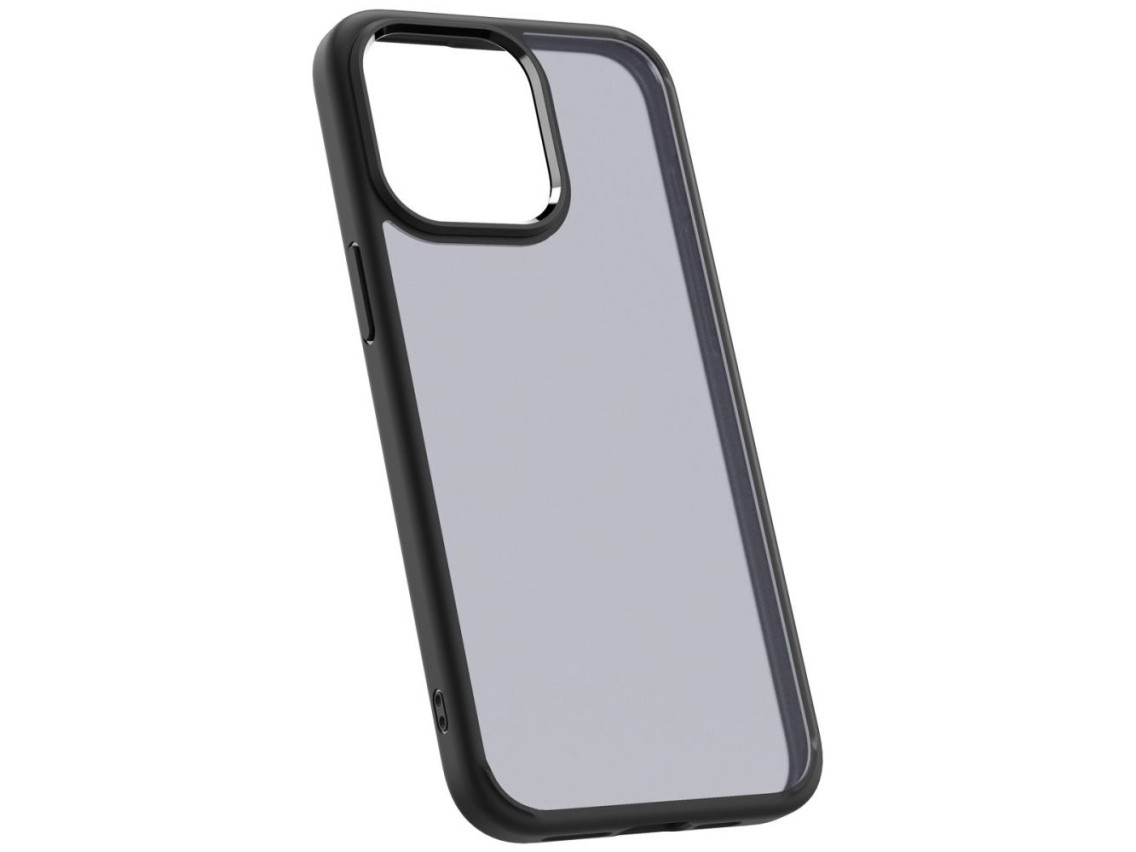 Funda Spigen Ultra Hybrid para iPhone 15 Pro - Transparente negra