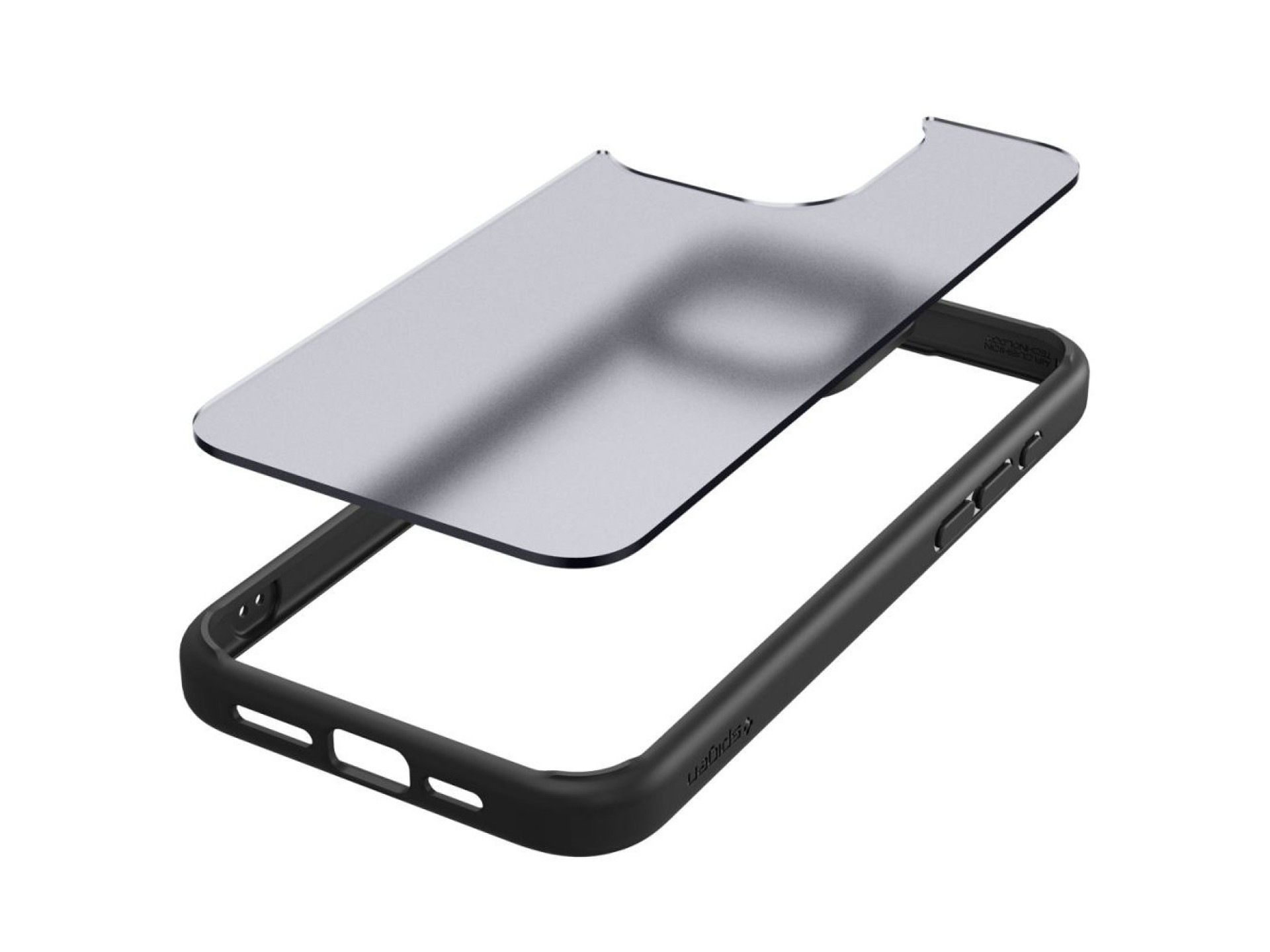 Funda Spigen Ultra Hybrid para iPhone 15 Pro - Transparente negra