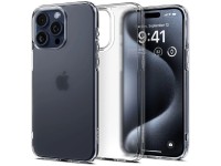 Capa Spigen Ultra Hybrid para iPhone 15 Pro - Transparente Fosca Capa Spigen Ultra Hybrid para iPhone 15 Pro - Transparente Fosca