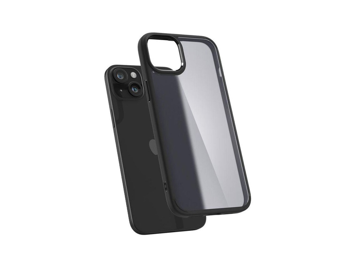 Spigen Ultra Hybrid iPhone 15 Plus Case - Black
