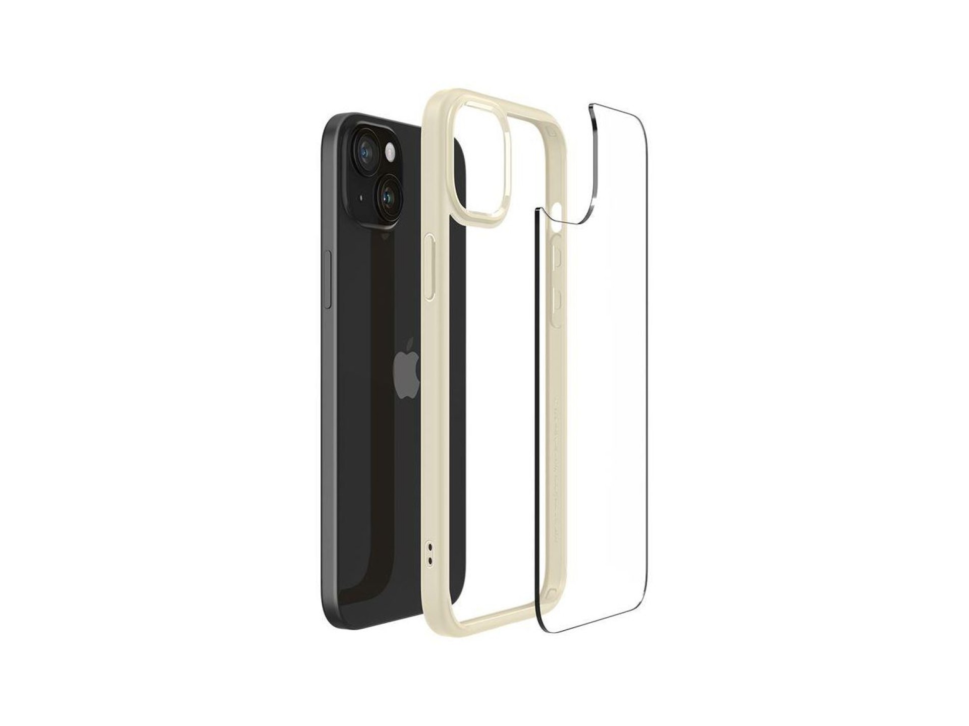 Funda Spigen Ultra Hybrid para iPhone 15 Plus - Beige