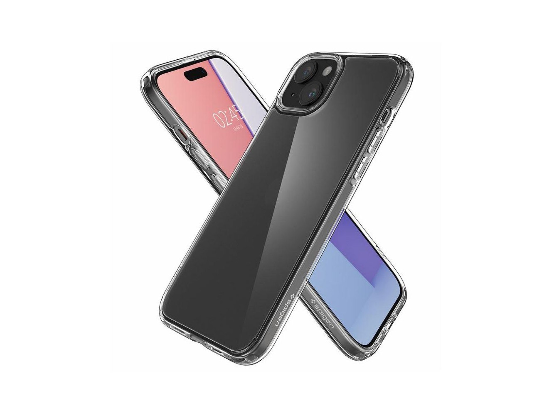 Capa Spigen Ultra Hybrid para iPhone 15 Plus - Transparente Fosca