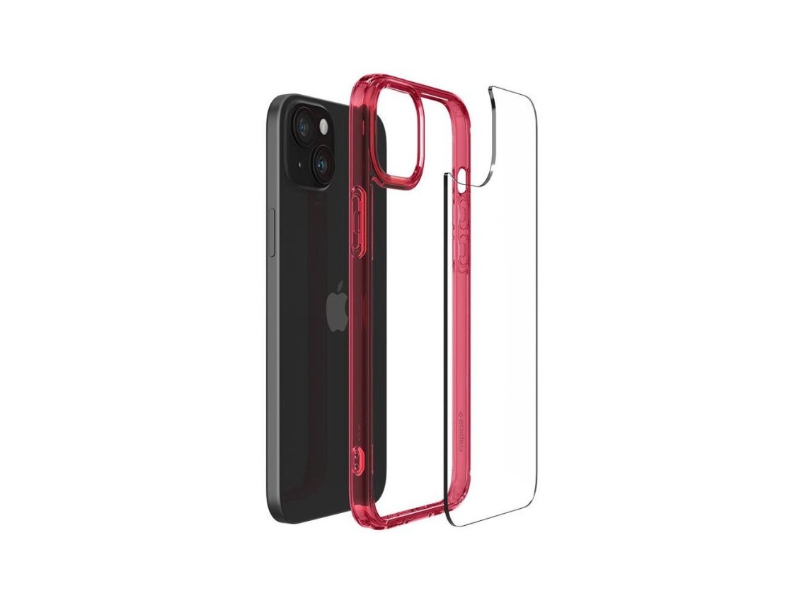 Spigen Ultra Hybrid iPhone 15 Plus Case - Red