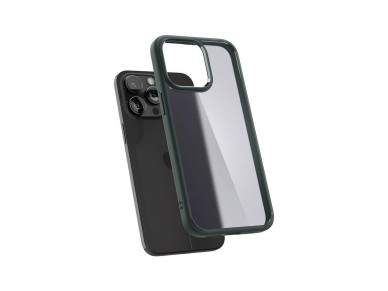 Spigen Ultra Hybrid iPhone 15 Pro Max Case - Dark Green Spigen Ultra Hybrid iPhone 15 Pro Max Case - Dark Green