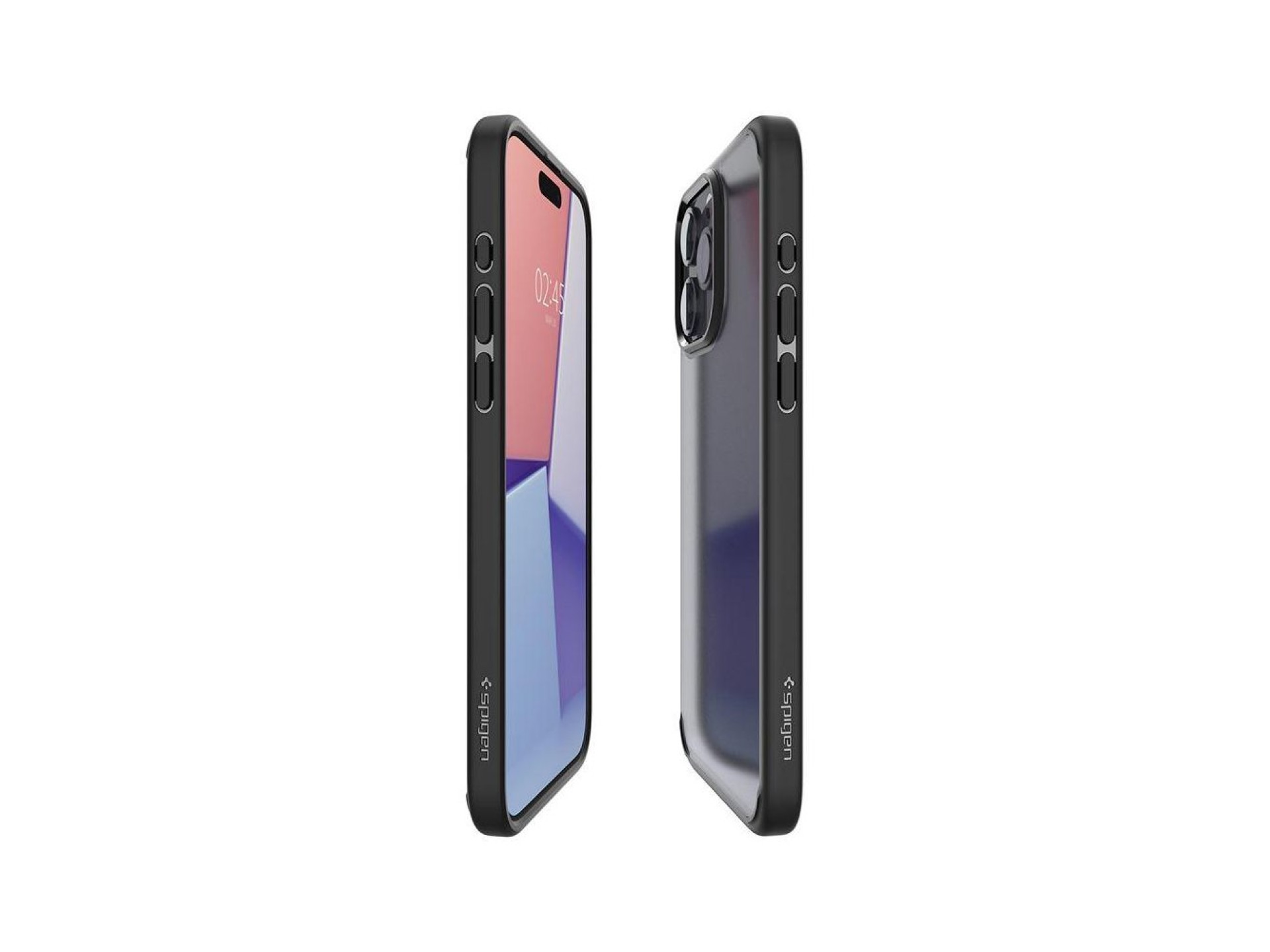 Funda Spigen Ultra Hybrid para iPhone 15 Pro Max - Transparente negra