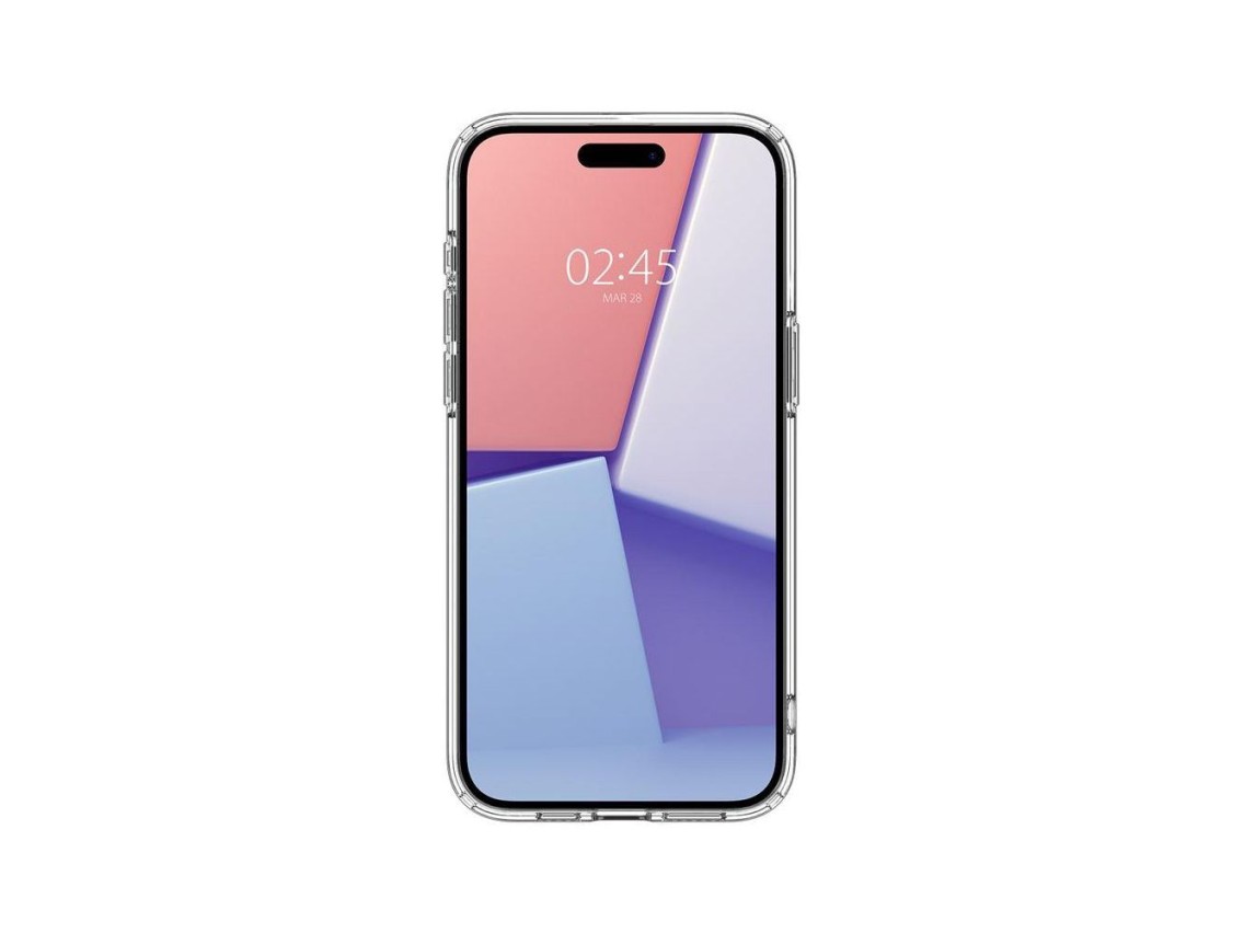 Capa Spigen Ultra Hybrid para iPhone 15 Pro Max - Transparente Fosca