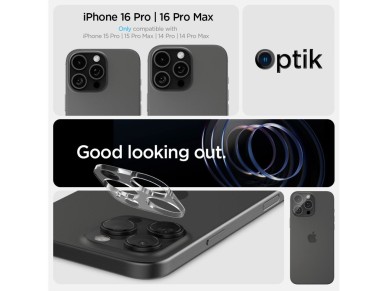 Spigen Optik.tR Camera Protector for iPhone 14 Pro / Pro Max / 15 Pro / Pro Max / 16 Pro / Pro Max - Spigen Optik.tR Camera Protector for iPhone 14 Pro / Pro Max / 15 Pro / Pro Max / 16 Pro / Pro Max -