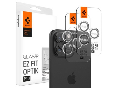Funda para c�mara Spigen Glas.tR EZ Fit Optik Pro para iPhone 15 Pro / 15 Pro Max / 16 Pro / 16 Pro 