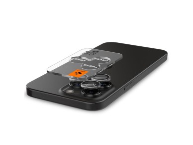 Funda para c�mara Spigen Glas.tR EZ Fit Optik Pro para iPhone 15 Pro / 15 Pro Max / 16 Pro / 16 Pro 