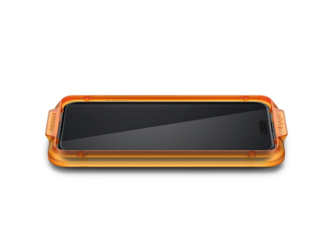 Spigen ALM Glass FC Tempered Glass for iPhone 15 Pro - Black 2 pcs.