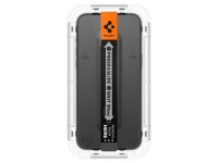 Protector de pantalla de vidrio templado Spigen Glas.tR EZ Fit FC para iPhone 15 Pro - Negro, 2 unid