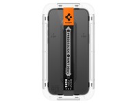 Protector de pantalla de vidrio templado Spigen Glas.tR EZ Fit FC para iPhone 15 Plus - Negro