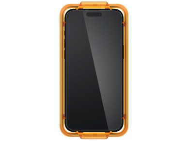 Spigen ALM Glass FC tempered glass for iPhone 15 Plus - black 2 pcs. Spigen ALM Glass FC tempered glass for iPhone 15 Plus - black 2 pcs.
