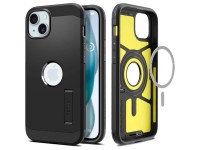 Capa Spigen Tough Armor MagSafe para iPhone 15 - preta Capa Spigen Tough Armor MagSafe para iPhone 15 - preta