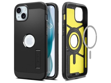 Spigen Tough Armor MagSafe case for iPhone 15 - black Spigen Tough Armor MagSafe case for iPhone 15 - black