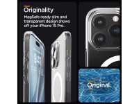 Capa Spigen Ultra Hybrid Mag com MagSafe para iPhone 15 Pro - Transparente Fosca Capa Spigen Ultra Hybrid Mag com MagSafe para iPhone 15 Pro - Transparente Fosca