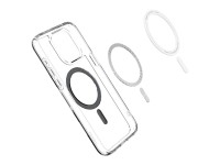Spigen Ultra Hybrid Mag Case with MagSafe for iPhone 15 Pro - Gray Spigen Ultra Hybrid Mag Case with MagSafe for iPhone 15 Pro - Gray