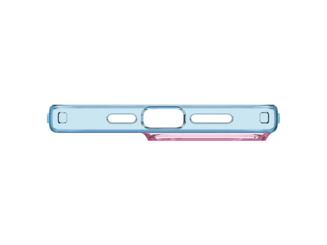 Capa Spigen Liquid Crystal para iPhone 15 Pro - Rosa/Azul