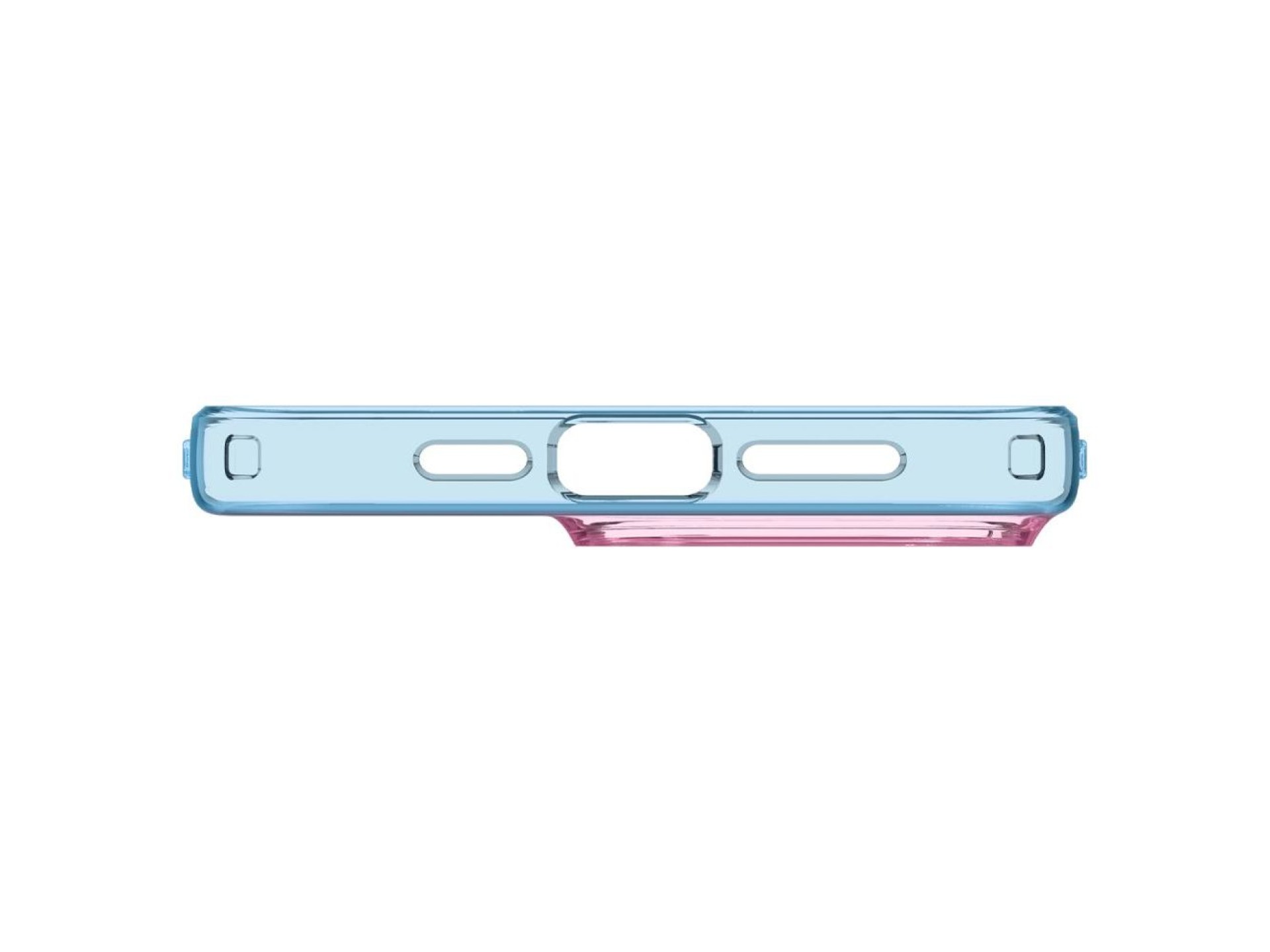 Capa Spigen Liquid Crystal para iPhone 15 Pro - Rosa/Azul