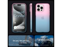 Capa Spigen Liquid Crystal para iPhone 15 Pro - Rosa/Azul Capa Spigen Liquid Crystal para iPhone 15 Pro - Rosa/Azul