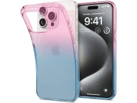 Capa Spigen Liquid Crystal para iPhone 15 Pro - Rosa/Azul Capa Spigen Liquid Crystal para iPhone 15 Pro - Rosa/Azul