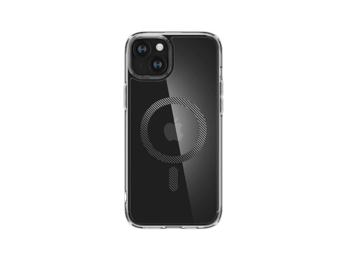 Spigen Ultra Hybrid MagSafe case for iPhone 15 Plus - carbon