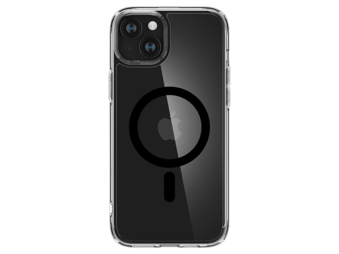 Spigen Ultra Hybrid Mag Case with MagSafe for iPhone 15 Plus - Black