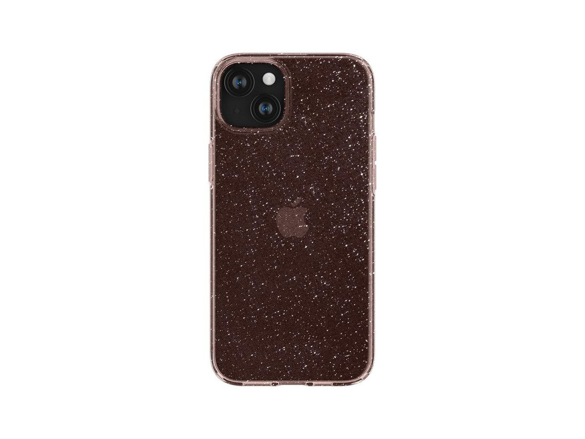 Funda Spigen Liquid Crystal Glitter para iPhone 15 Plus - Rosa/Transparente