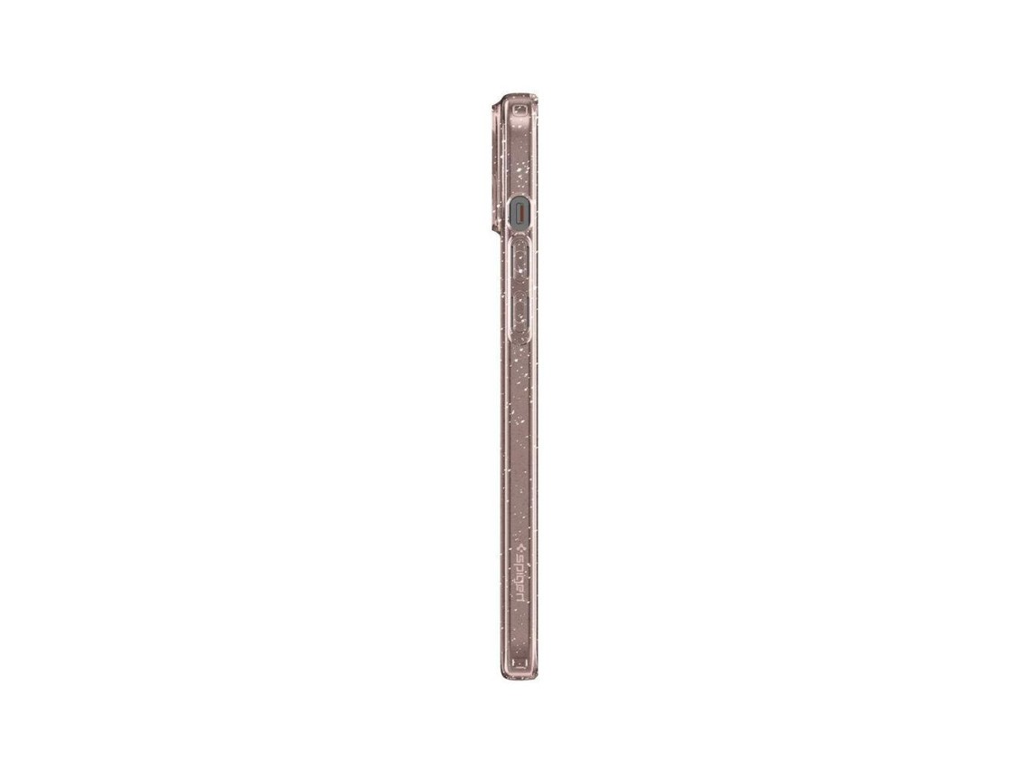 Funda Spigen Liquid Crystal Glitter para iPhone 15 Plus - Rosa/Transparente