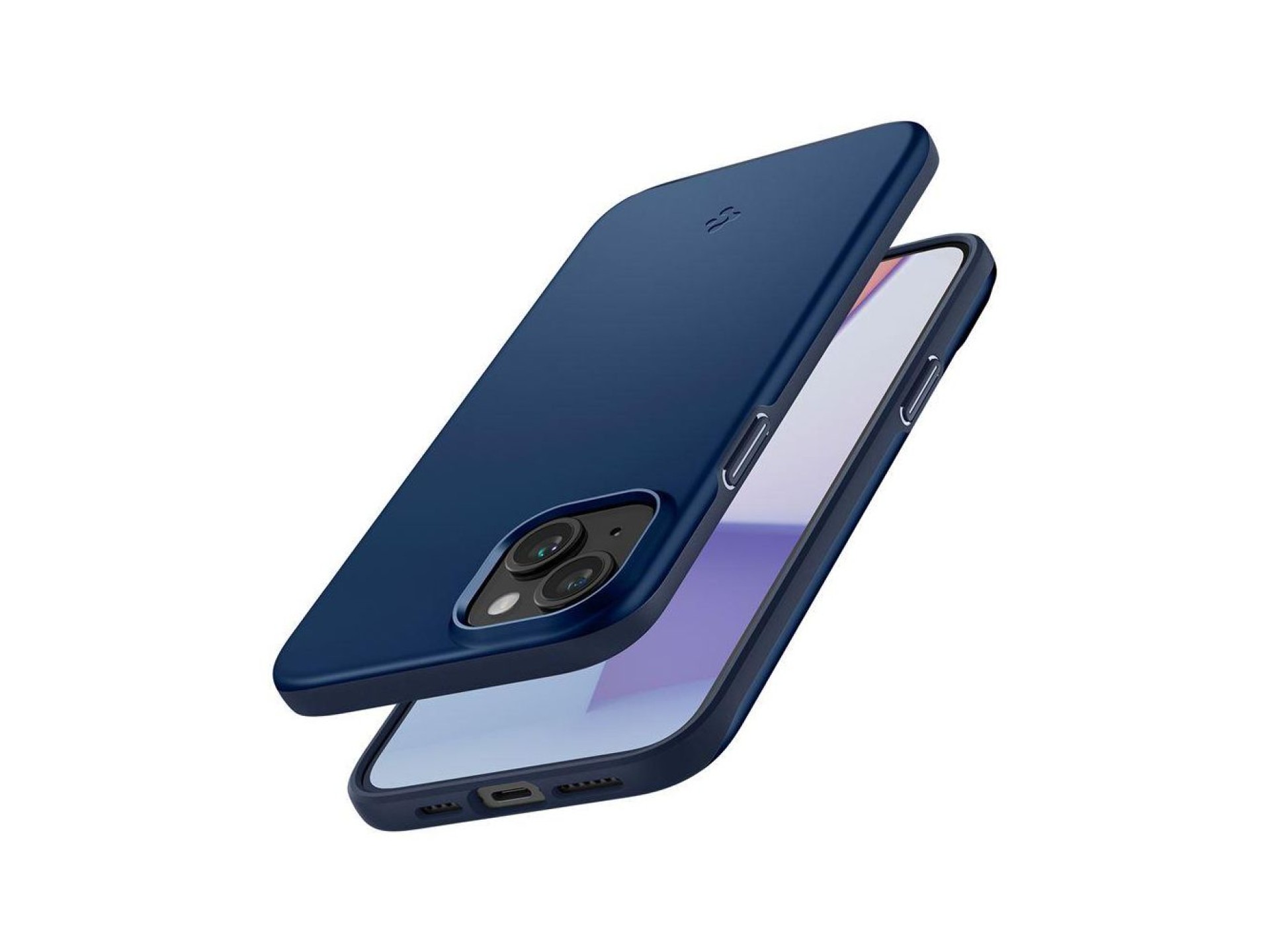 Spigen Thin Fit iPhone 15 Plus Case - Blue