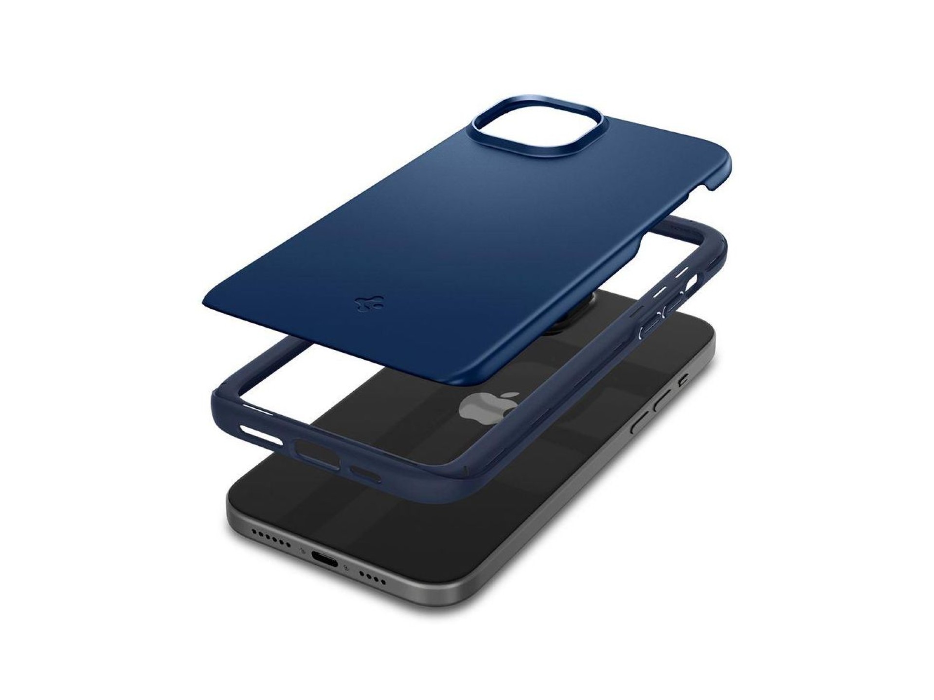 Spigen Thin Fit iPhone 15 Plus Case - Blue