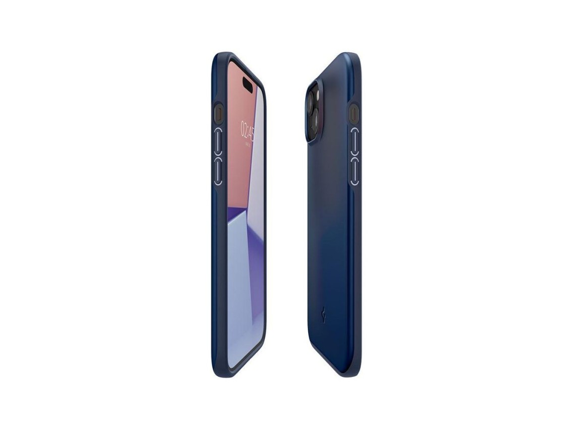 Spigen Thin Fit iPhone 15 Plus Case - Blue