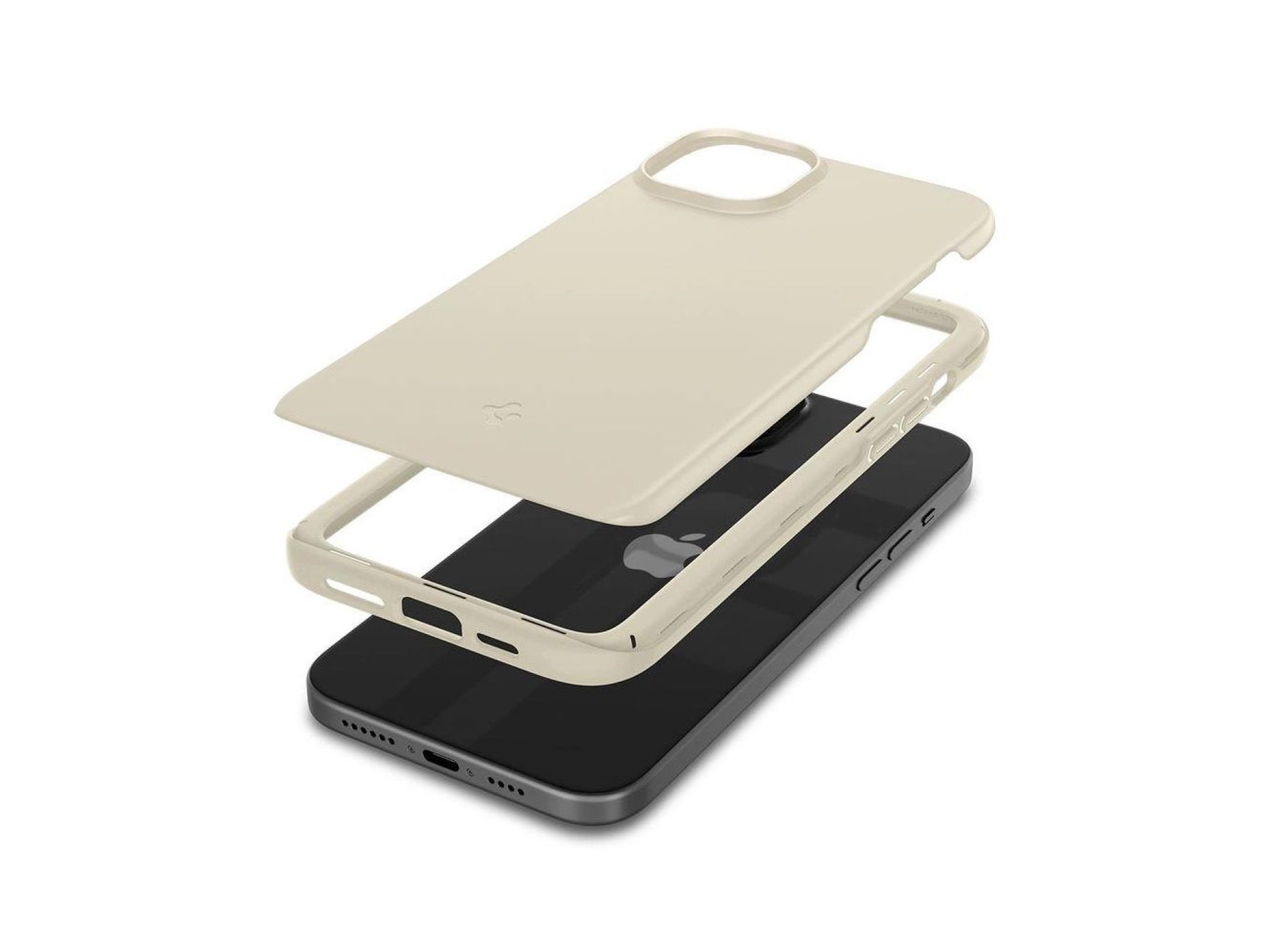 Capa Spigen Thin Fit para iPhone 15 Plus - Bege