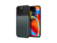 Funda Spigen Slim Armor CS para iPhone 15 Pro Max - Verde oscuro