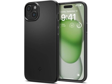 Spigen Thin Fit iPhone 15 Plus Case - Black Spigen Thin Fit iPhone 15 Plus Case - Black