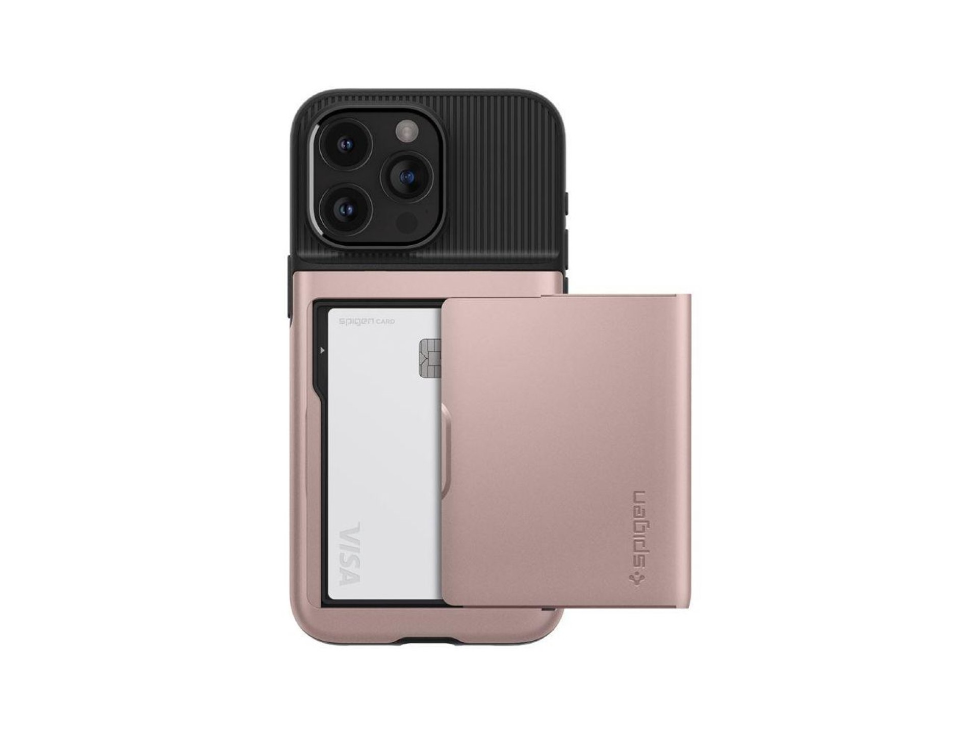 Capa Spigen Slim Armor CS para iPhone 15 Pro Max - Rosa