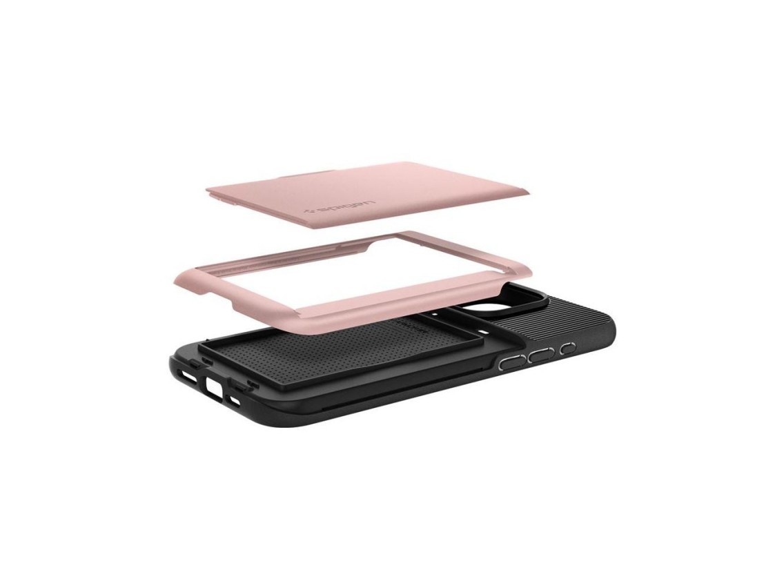 Capa Spigen Slim Armor CS para iPhone 15 Pro Max - Rosa