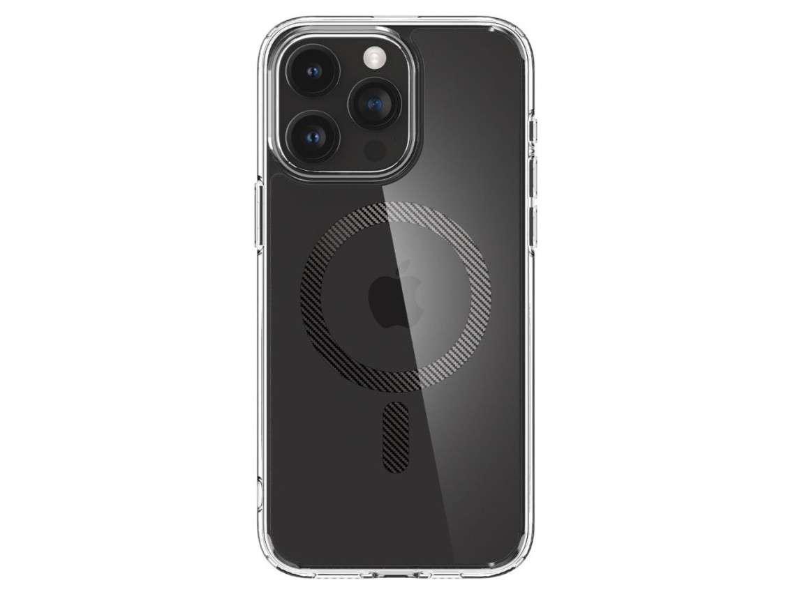 Funda Spigen Ultra Hybrid Mag Case con MagSafe para iPhone 15 Pro Max - Gris
