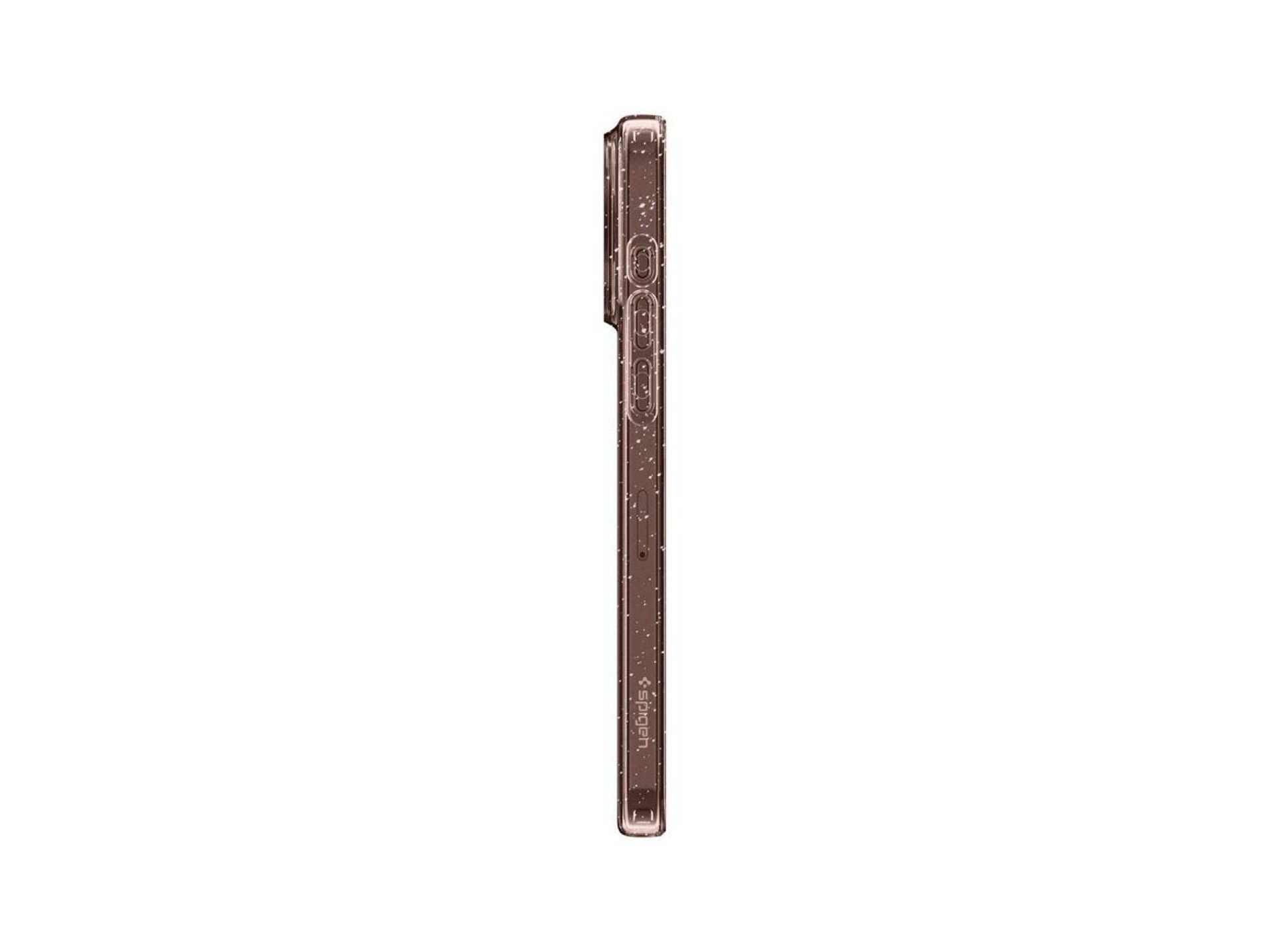 Capa Spigen Liquid Crystal Glitter para iPhone 15 Pro Max - Rosa/Transparente