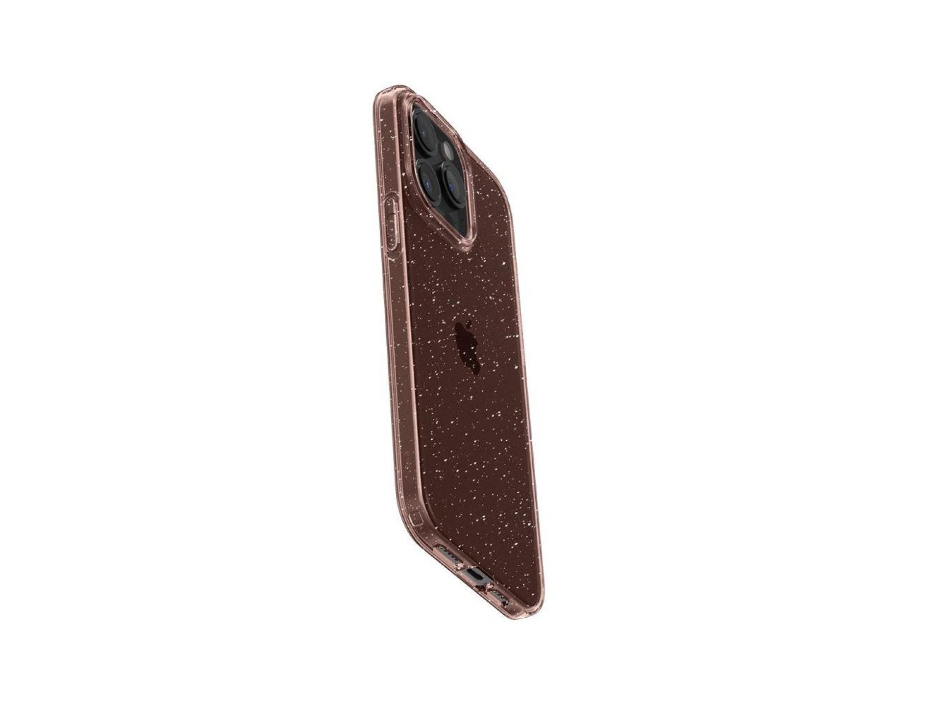 Capa Spigen Liquid Crystal Glitter para iPhone 15 Pro Max - Rosa/Transparente
