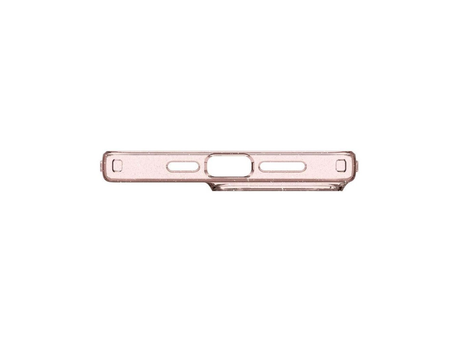 Capa Spigen Liquid Crystal Glitter para iPhone 15 Pro Max - Rosa/Transparente