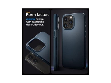 Spigen Thin Fit iPhone 15 Pro Max Case - Black Metal Spigen Thin Fit iPhone 15 Pro Max Case - Black Metal