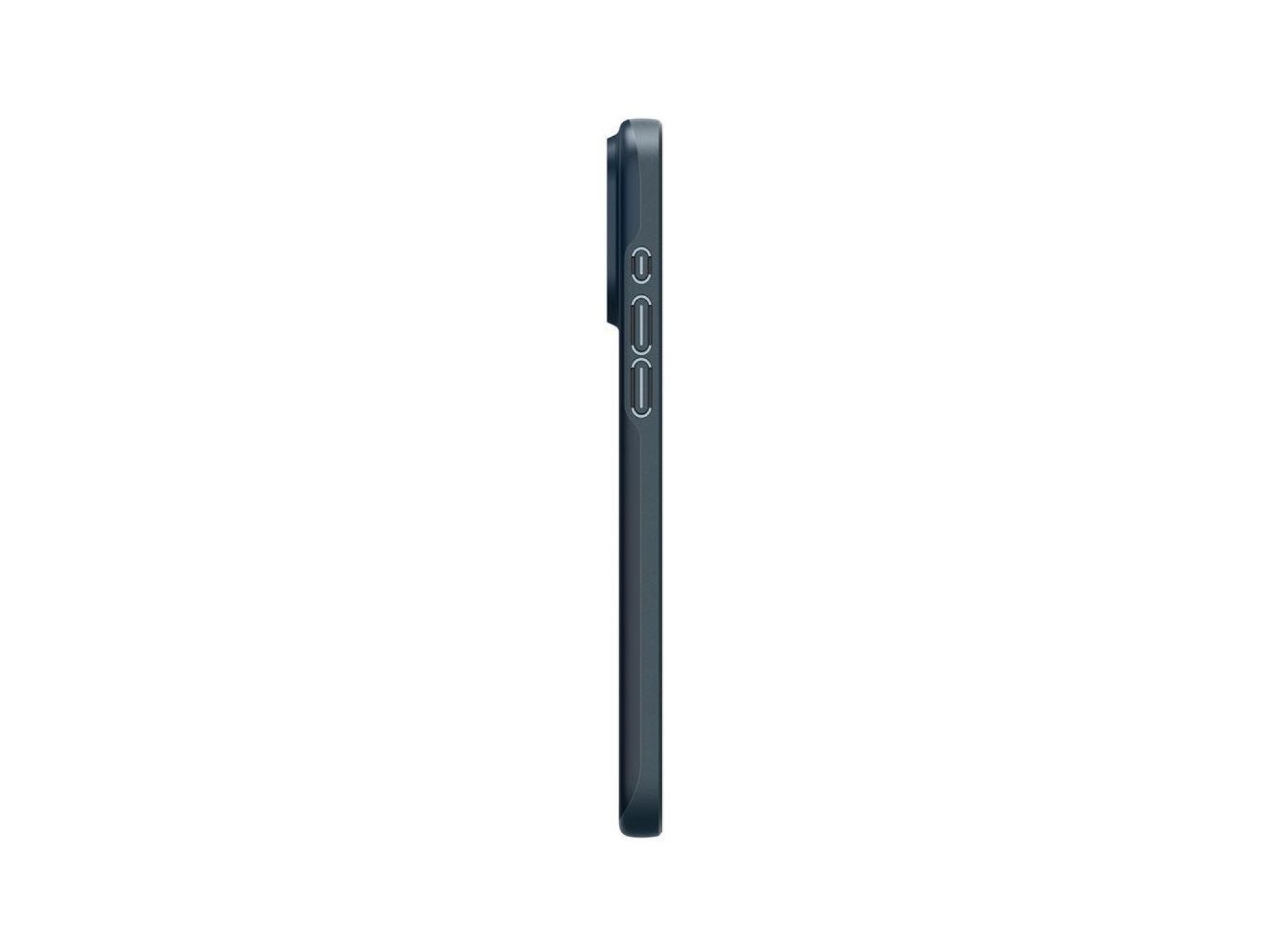 Funda Spigen Thin Fit para iPhone 15 Pro Max - Metal negro