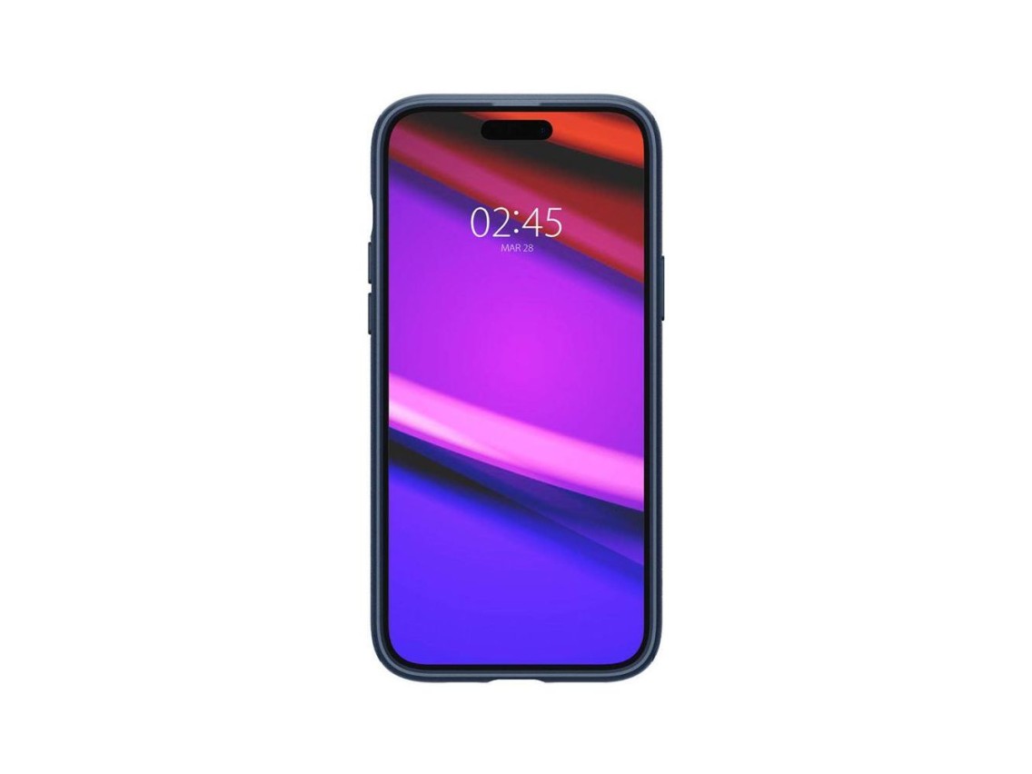 Capa Spigen Mag Armor com MagSafe para iPhone 15 Plus - Azul