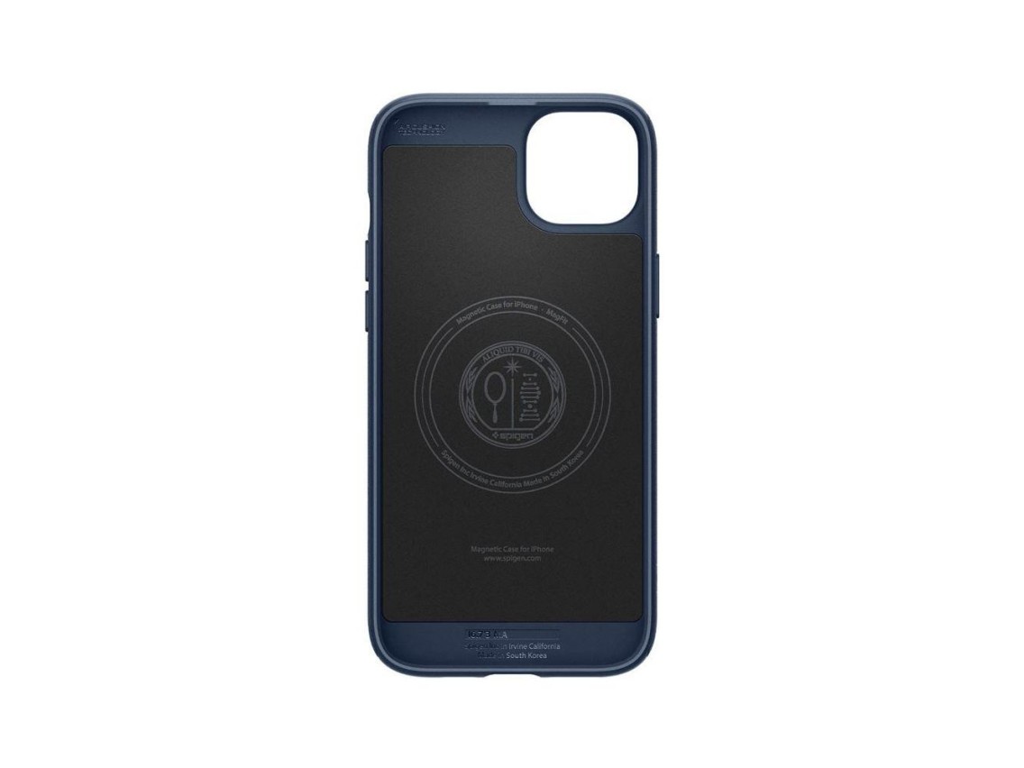 Capa Spigen Mag Armor com MagSafe para iPhone 15 Plus - Azul