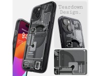 Capa Spigen Ultra Hybrid Mag com MagSafe para iPhone 15 Plus - Cinza Escuro (Estampa Zero One) Capa Spigen Ultra Hybrid Mag com MagSafe para iPhone 15 Plus - Cinza Escuro (Estampa Zero One)