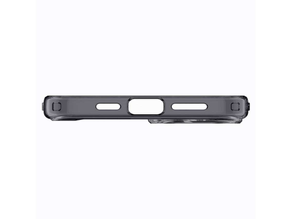 Capa Spigen Ultra Hybrid Mag com MagSafe para iPhone 15 Plus - Cinza Escuro (Estampa Zero One)